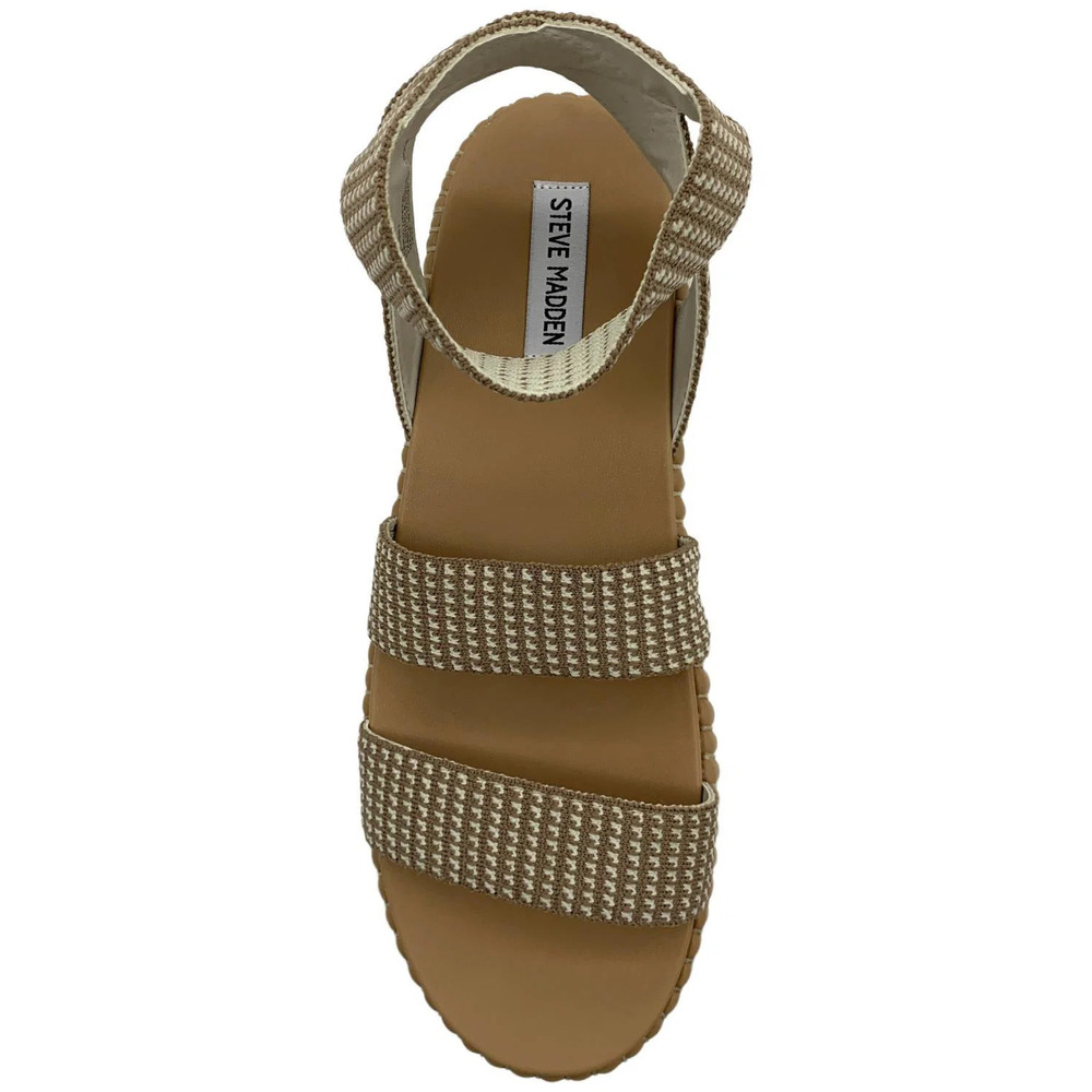 Steve Madden Women's Shelle Platform Sandals Taupe - Medium - Picture 2 of 3